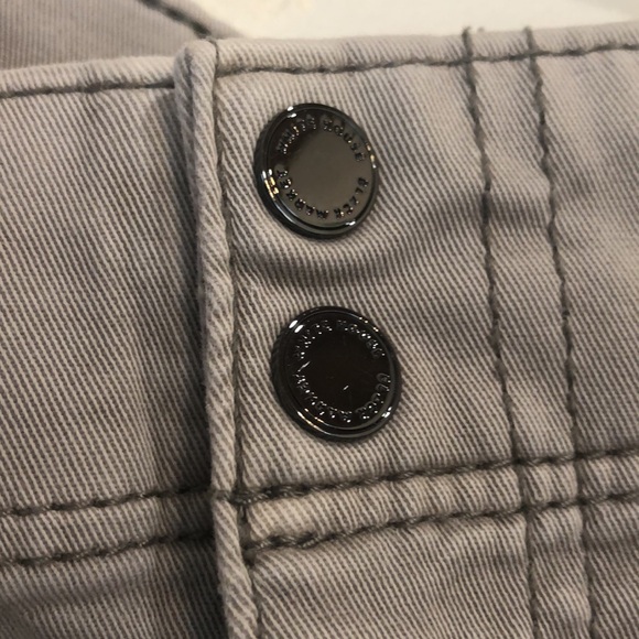 White House Black Market Gray/Khaki Straight Crop Pants Size 14 - Picture 5 of 10